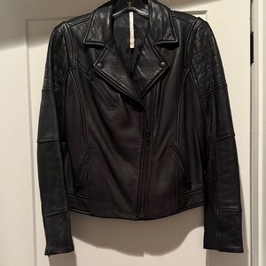 Truth and Pride Black Leather Jacket